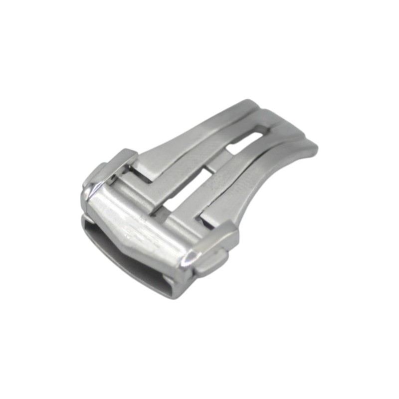 Conquest 18mm Stainless Steel Silver Color Deployment Clasp For Longines