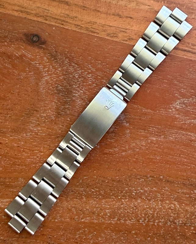 Original 1984 OEM Rolex Oyster Bracelet Clasp 78350 Stainless NO END LINKS