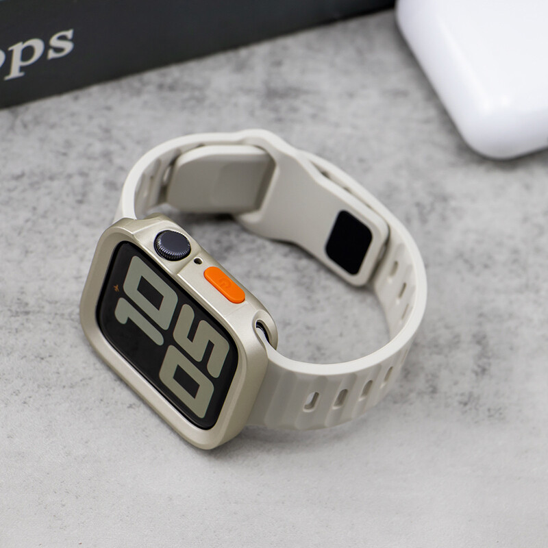 IWatch 49mm Silicone Sport Strap Band+TPU Case For Apple Watch Ultra 9 8 7 SE 6 gallery