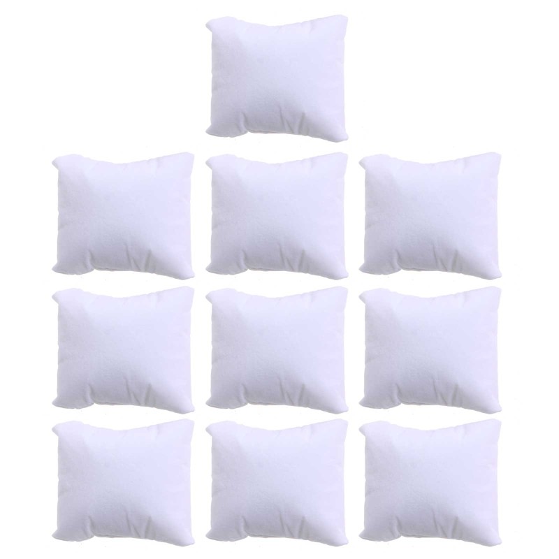 Velvet Pillow Cushion Bracelet Watch Jewelry Display Holder Showcase Organizer