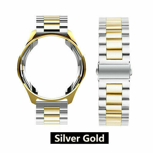 For Samsung Galaxy Watch 4 Classic Metal Band Strap & TPU Case 42/46mm 40/44mm