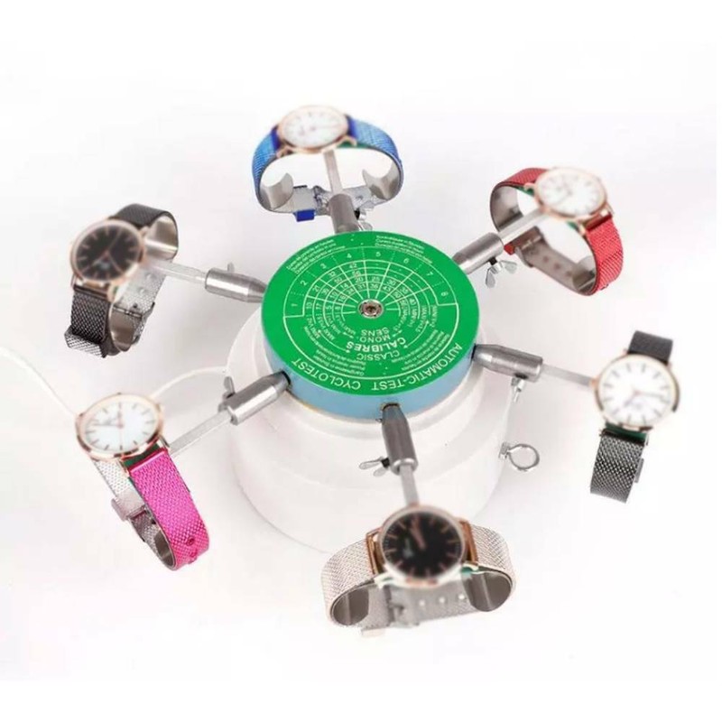 110V Automatic Watch Winder, 6 Arms Watch Test Machine gallery