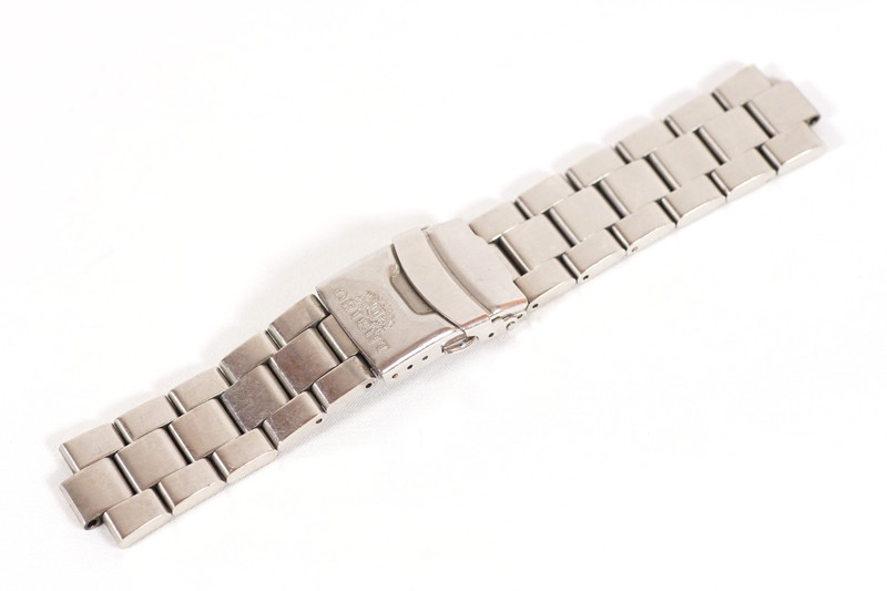 Vintage ORIENT Mako Wristwatch Bracelet 20MM Deployant Clasp NO ENDS 5.75″