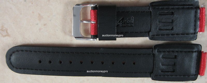 16mm Mens Speidel Red Watch Band Universal fit: LED,Digital Sport,Military, etc. gallery