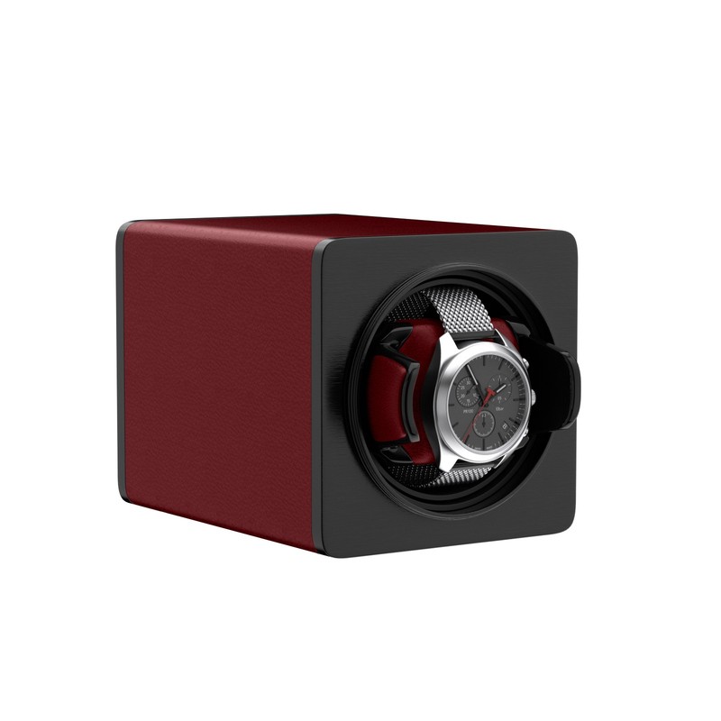 New Automatic Single Watch Winder Box Display Storage Case Travel Vegan Leather