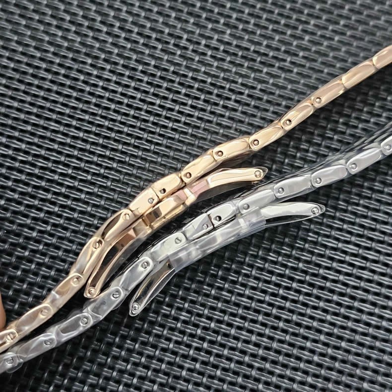 Genuine Blancpain 6654 silver and rose gold steel straps (20mm and 22mm) gallery