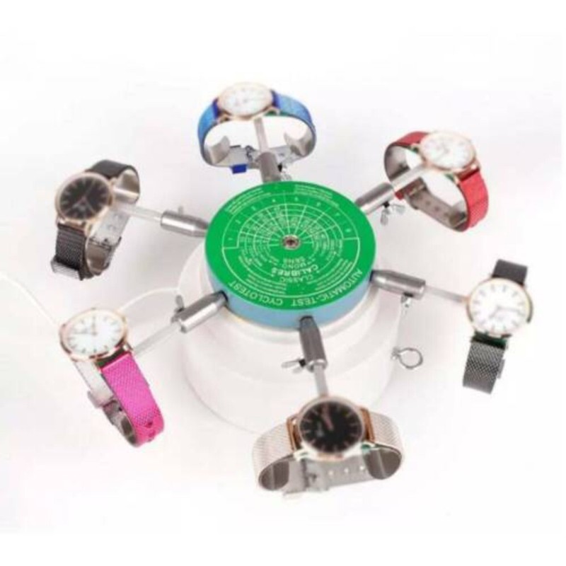 110V 6 Watches/Automatic Watch Winder Left Right Rotation Watch Repair Tool New