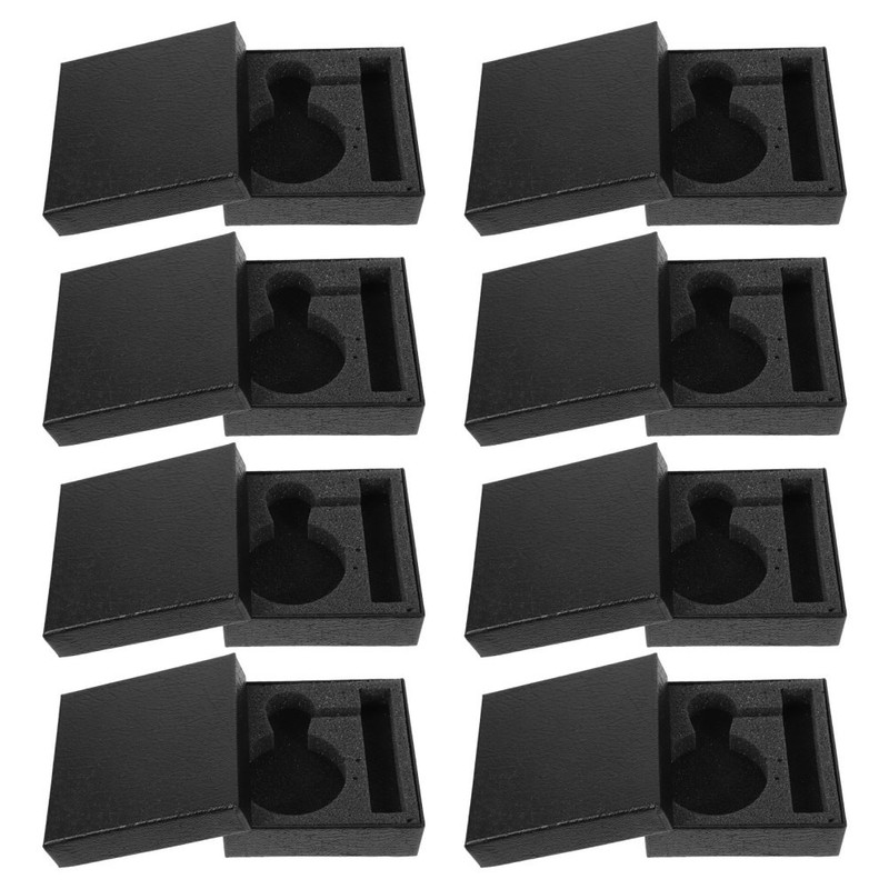 8 Pcs Watch Presentation Box Pocket Organizer Display Storage Jewelry Buyers gallery
