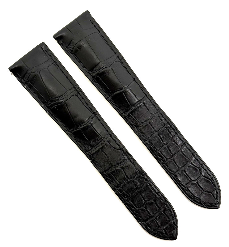 Cartier 21mm x 18mm Black Alligator Watch Strap Band KD5XJL04 New Authentic OEM