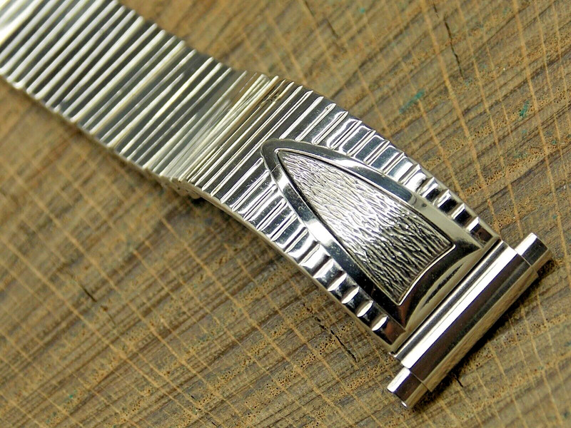 Stainless Steel 16mm-21mm Men’s Expansion Vintage NOS Unused Watch Band
