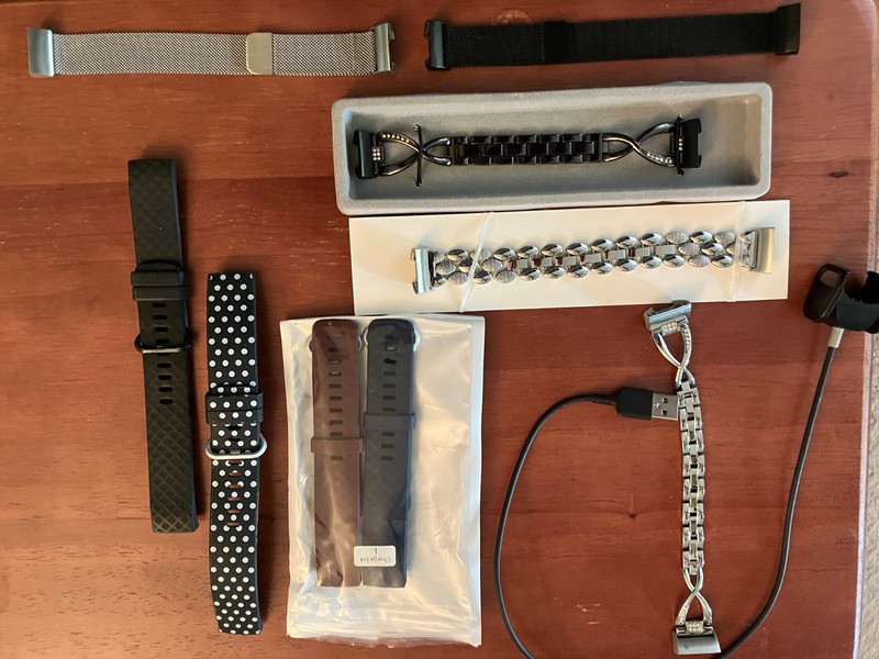 Fitbit Charge 2 set of BANDS and CHARGER only