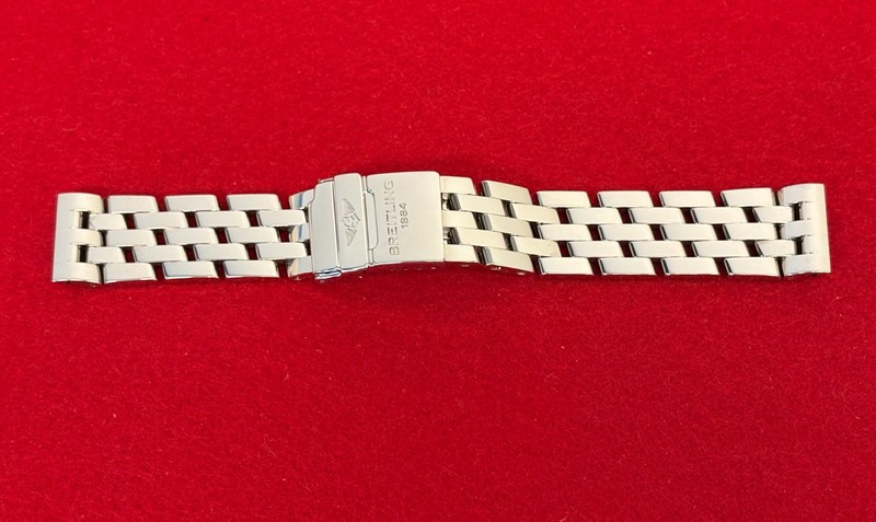 Breitling Stainless Steel Wings Bracelet 19mm Model 340A S5197 gallery