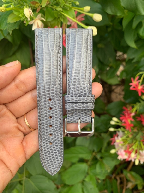 14 15 16 18 19 20 21 22 23 24 26mm Genuine Lizard skin leather watch strap band