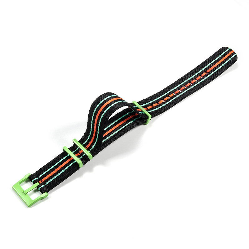 Quality One-piece Nylon Watch Band Strap 22mm for Bioceramic Scuba Fifty Fathoms