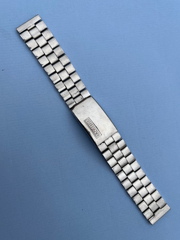 Vintage Orient Stainless Steel Japan Men’s Bracelet 17 mm