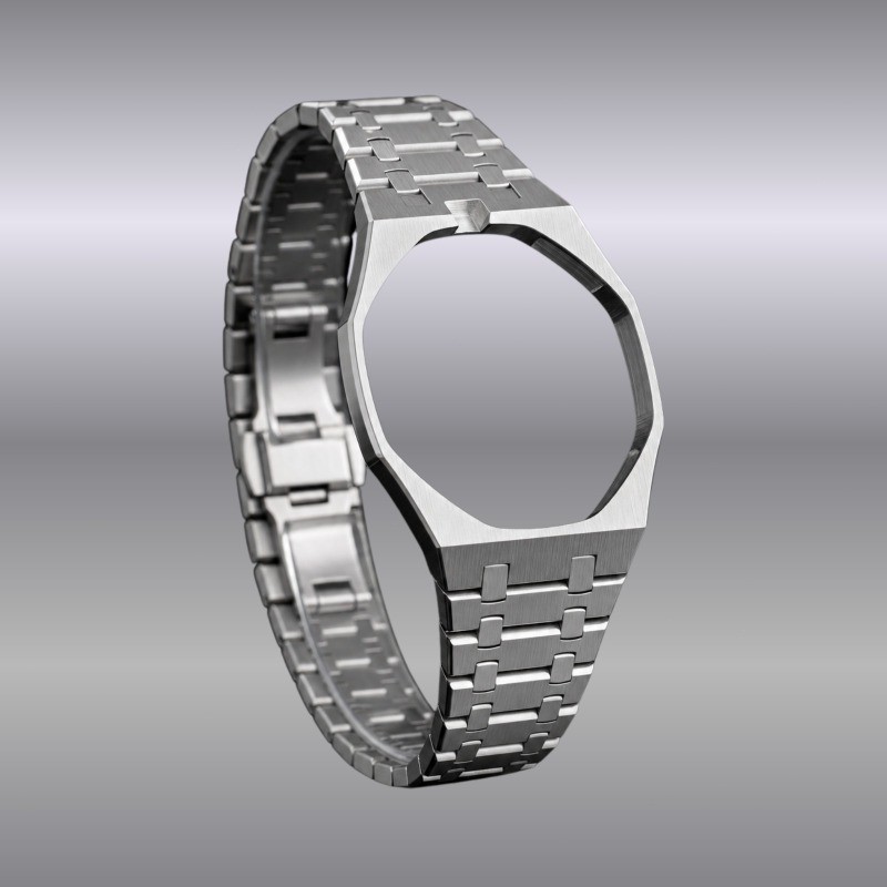 Luxury Stainless Steel Case & Strap Mod Kit For APxSwatch Royal Pop 2026 Design