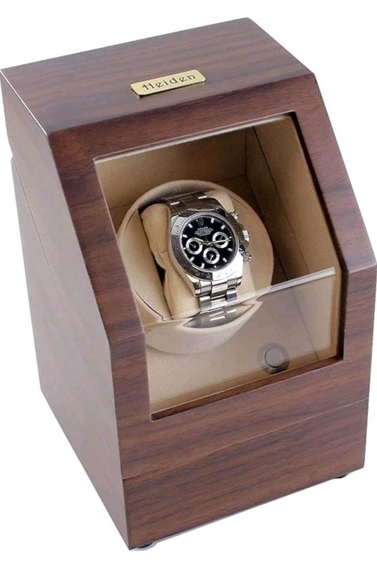 Heiden Watch Winder - Dual Power Mabuchi Japanese Motor - Zero Magnetism - 12