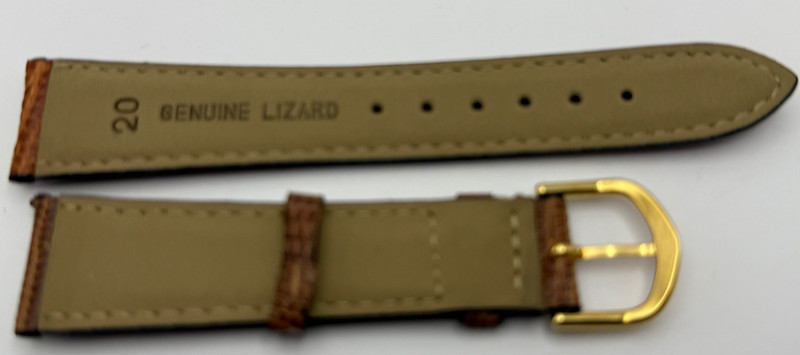 LIZARD STRAP 20MM LOT OF 10 WRIST WATCH STRAPS HONEY NEW WHOLESALE LOT (45) gallery