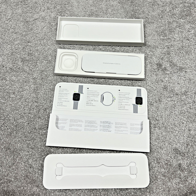 Apple Watch 9 EMPTY GIFT/STORAGE BOX Midnight 45MM & Nike Band S/M Midnight Sky