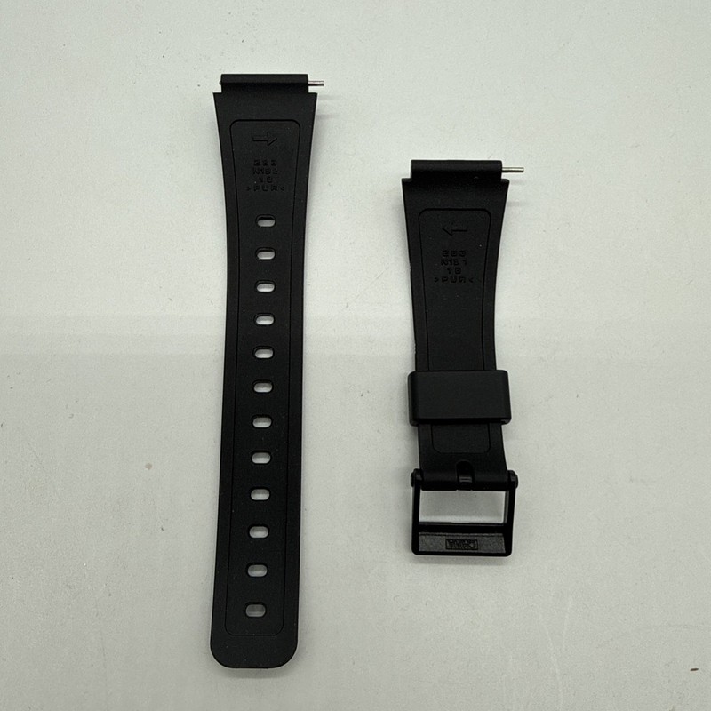 Casio 71604002 18mm Watch Strap Band for F-105W F106W F-91WG Models - Black