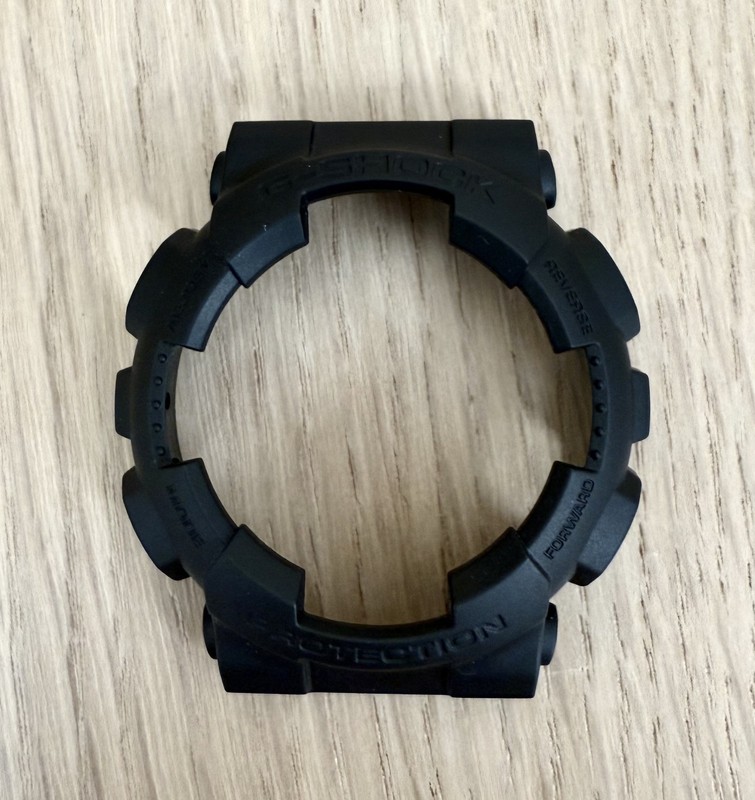 All Black Casio Watch Bezel G-Shock GA-100 GA-110 GD100 GD-120LM Cover Shell