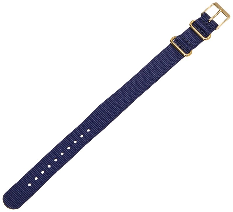 Timex TW7C03700 Weekender 16mm Dark Blue 7.5 inches (L) x 16 mm (W), DarkBlue