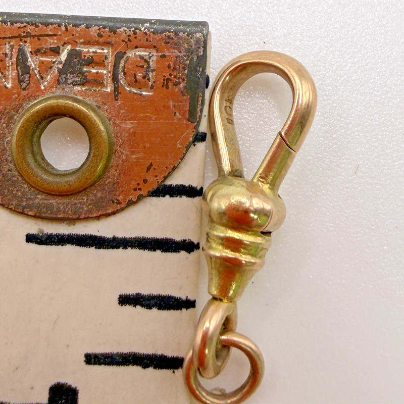 Antique 10k Yellow Gold Dog Clip Catch gallery