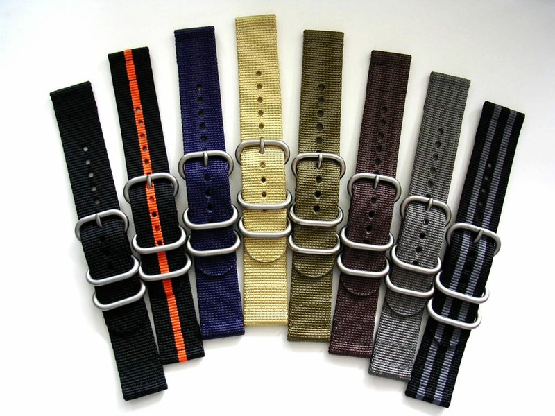 NATO G10 ® UTC 2pc HD Nylon Military combat Diver watchband strap IW Suisse USA