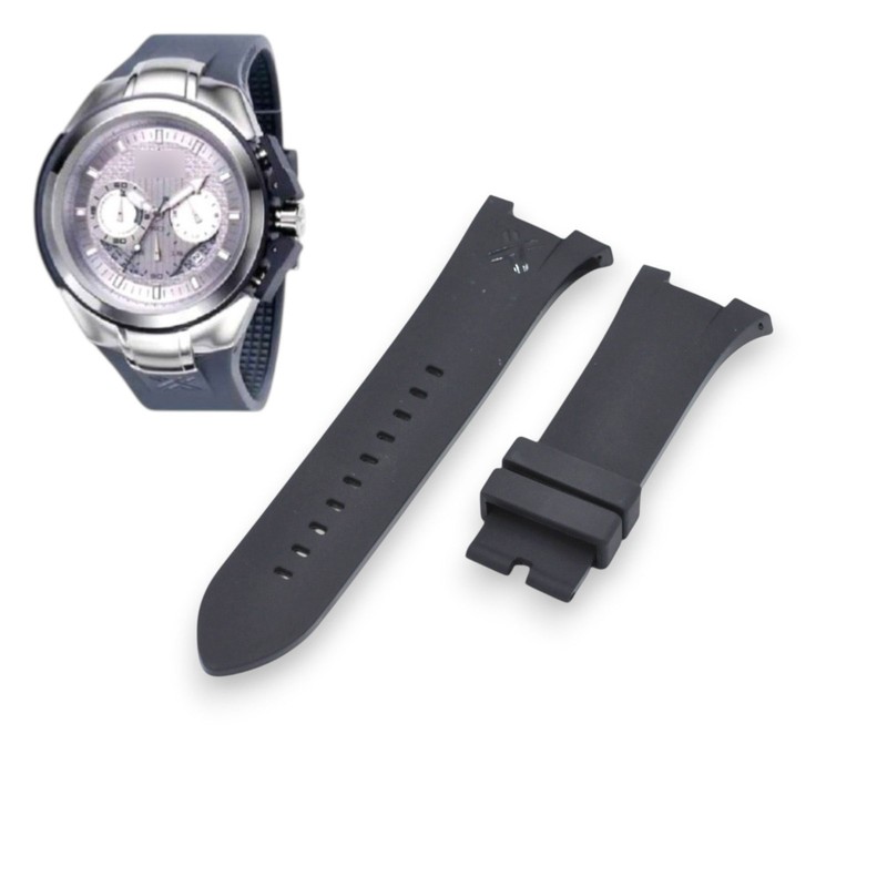 AX1110 30mm Black Rubber Strap For Armani Exchange