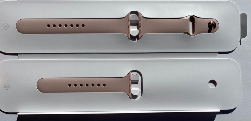 Apple Watch Pink Sand Sport Band Rose Gold Pin Series 3 38mm SE 40mm 7 41mm OEM
