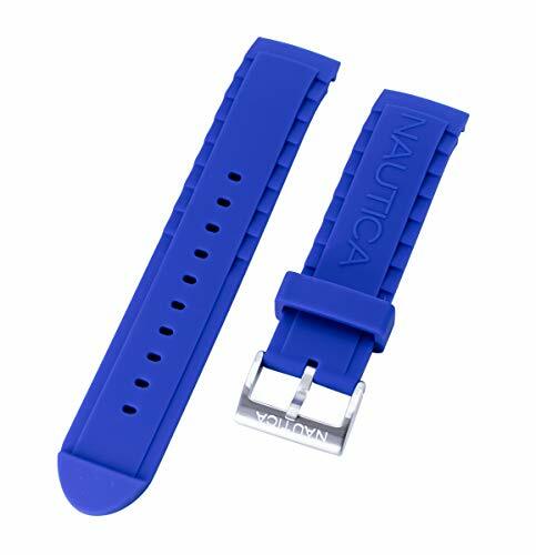 Nautica Unisex N13649G | A13649G NSR 101 Multi- South Beach Blue 22mm Watch Band
