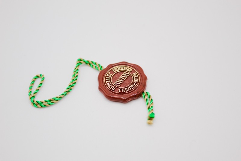 Authentic Vintage Rolex Red Hang Tag Single Crown Hologram Certified Chronometer