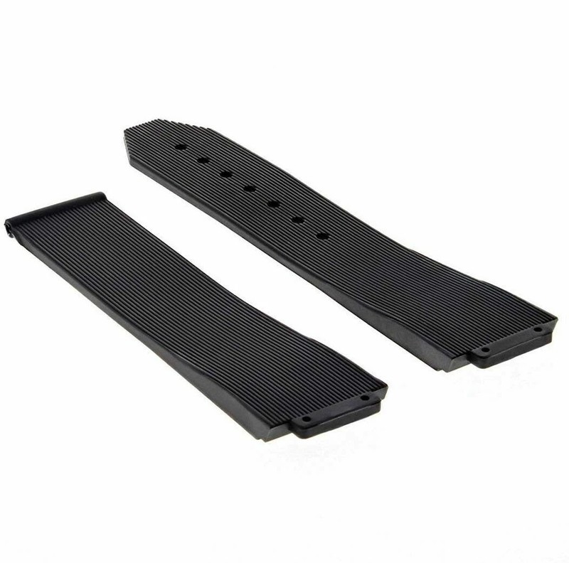 25MM RUBBER WATCH STRAP BAND FOR HUBLOT BIG BANG CLASSIC FUSION BLACK gallery