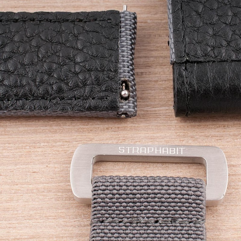 Hook and Loop Elastic Parachute Watch Strap Band Nylon Replacement Seiko Citizen gallery