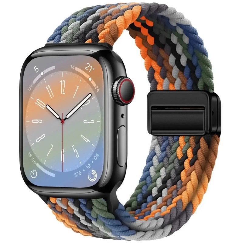 Braided Magnetic Strap for Apple Watch Band 38-49mm iWatch SE 3-9 Ultra 2 gallery