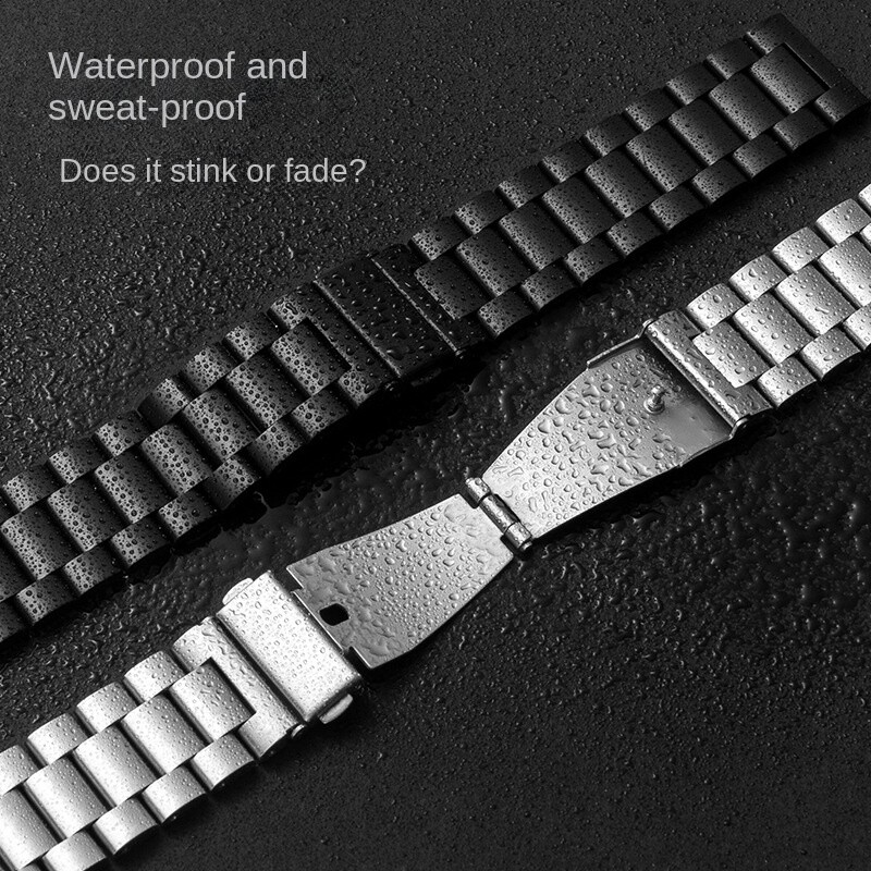 High Quality Stainless Steel Solid Steel Watch Band Metal Strap16 18 20 22 24mm gallery
