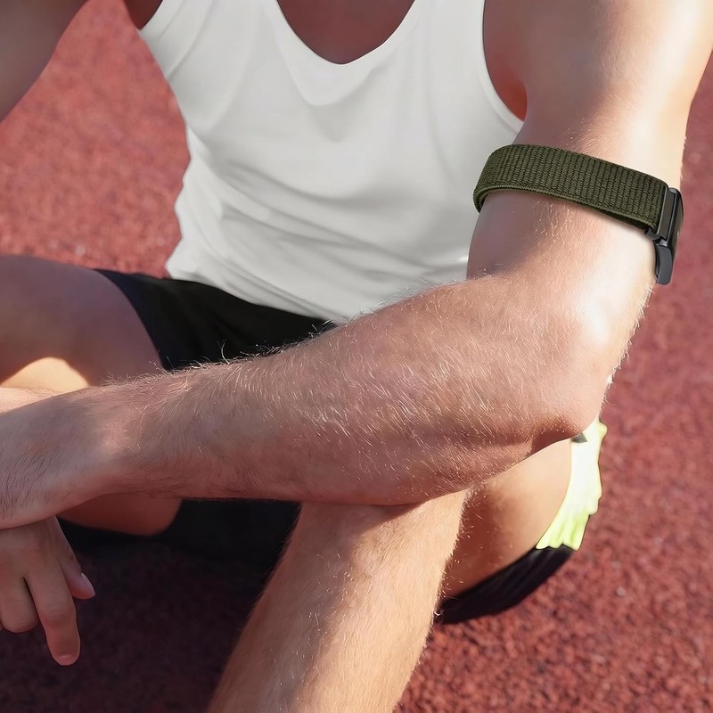 Nylon Loop Arm Band Compatible with Apollo Neuro Ankle Band Replacement Hook gallery
