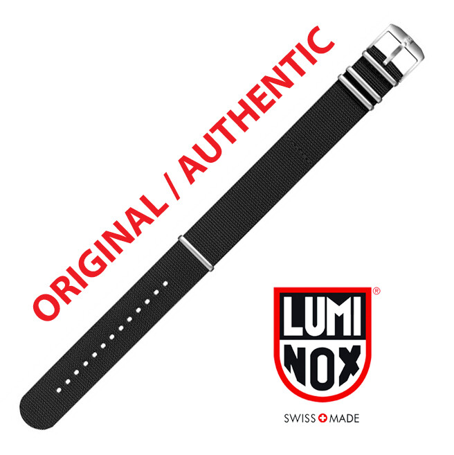 LUMINOX Watch Strap 22mm Nylon Ballistic Black 4 Rigns 0320 3000 3900 3050 3950 gallery