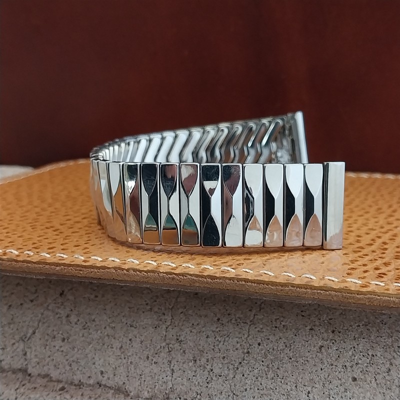 11/16″ 17.2mm Stainless Steel Expansion nos 1960s old-stock Watch Band