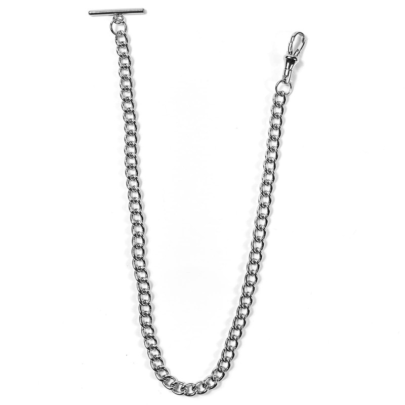 14 Inch Pocket Watch Chain Albert T Bar Chain with Lobster Clasps Watch Chain