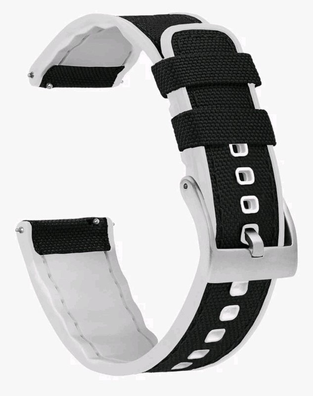 BARTON WATCH BANDS Hybrid Silicone Water-Resistant Leather and Silicone 18mm