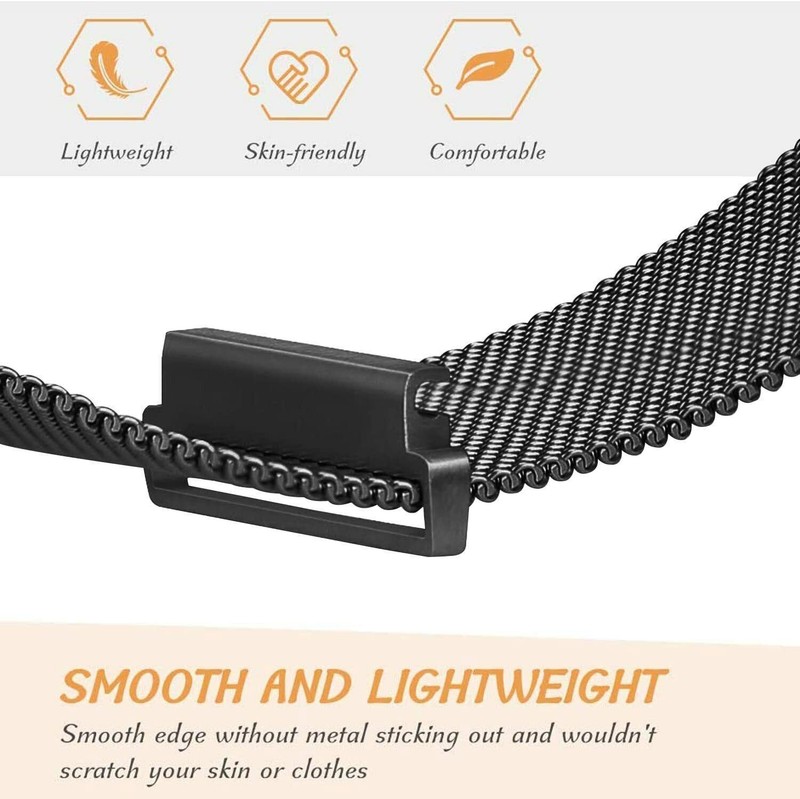 18/20/22mm Magnetic Milanese Watch Band Universal Steel Loop Smart Wrist Strap gallery