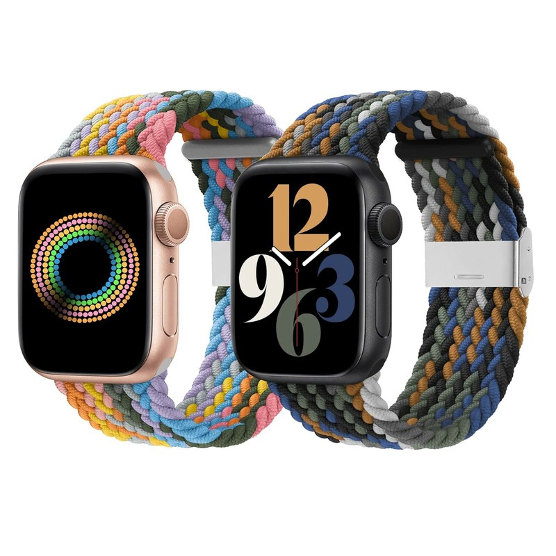 Braided Bracelet Band for Apple Watch Series 9, 8, 7, 6, 5, 4, 3, 2, 1, SE