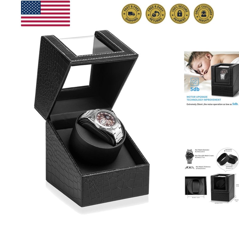 Dual Power Automatic Watch Winder – Stylish Keepsake for Your Automatic Watches