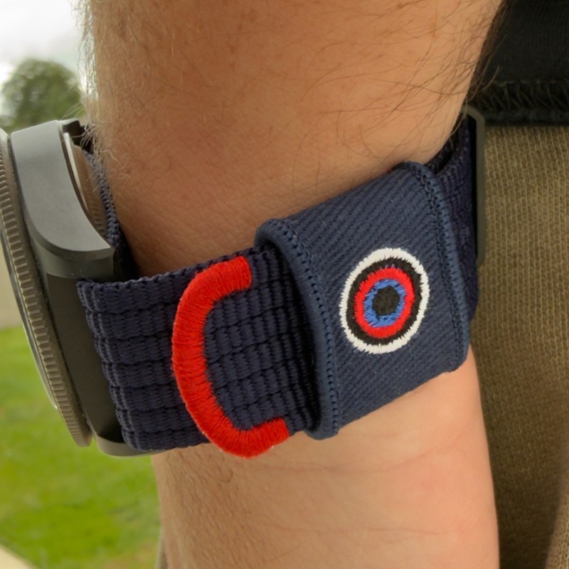 Limited Edition Nylon Watch Strap Tudor Pelagos FXD Red Bull Racing Blue 22mm gallery