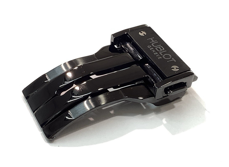 Genuine HUBLOT 20mm S/Steel / Black PVD Deployant Clasp BIG BANG CAVIAR & FUSION