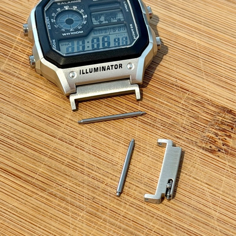 18mm to 20mm Watch Band Convertors Adapters for Casio AE 1200WH Strap Connectors gallery
