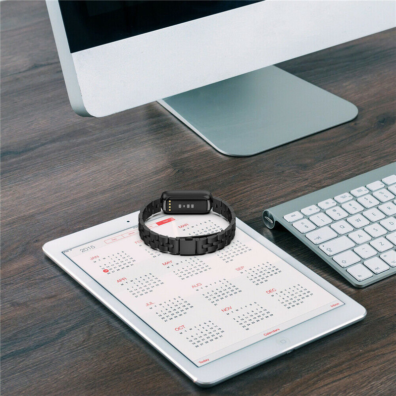 For Fitbit Luxe/Special Edition Stainless Steel Watch Band Metal Bracelet Strap gallery