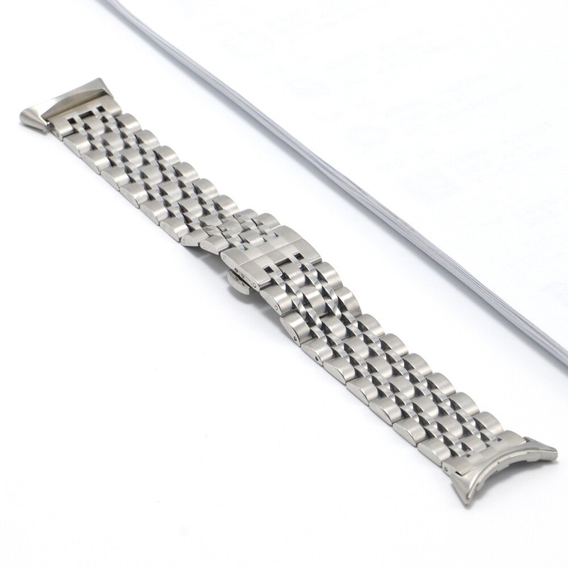 For Google Pixel Watch Stainless Steel Band Metal Strap Bracelet Watchband Chain