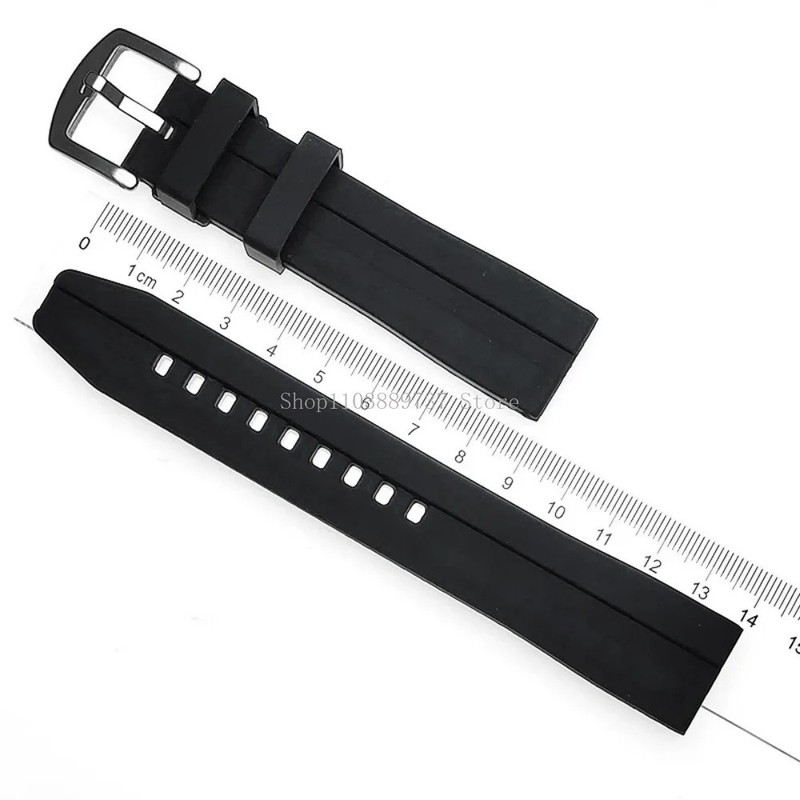 Big Size Long Silicone Strap 20mm 22mm Extended Length Rubber Watch Band gallery